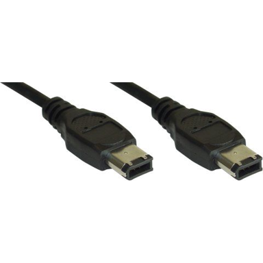 INLINE FireWire kabel M/M, 6-pin, 1 m, crni