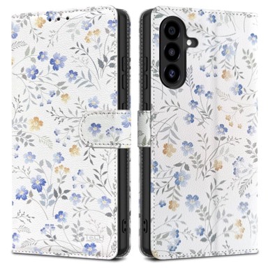 TECH-PROTECT Maska Wallet preklopna, za Samsung Galaxy A26 5G / A17 4G / 5G, spring flowers