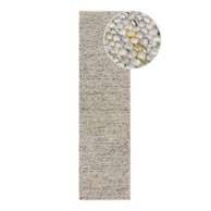 FLAIR RUGS Krem ručno rađena staza od mješavine vune 60x230 cm Minerals 
