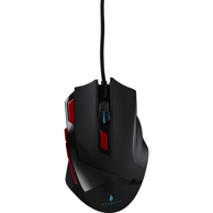 SUREFIRE Gaming miš 48817, USB, 3200 DPI, crna