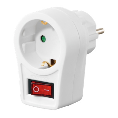 HAMA Adapter utikača 00223212, Tip F na Tip F, bijeli