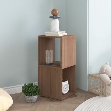 Rotirajući ormarić boja hrasta 34,5x34,5x75,5 cm iverica