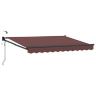 Električna retraktabilna tenda, 3 x 2,5 m, smeđa