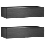 Navlake za vrtni namještaj 2 kom 315 x 160 x 75 cm pravokutne