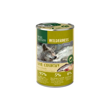 REAL NATURE Wilderness Senior piletina i losos 400 g