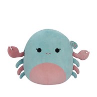 SQUISHMALLOWS Plišana igračka Isler rak 35 cm, roza-zelena  
