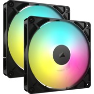 CORSAIR Ventilator za kućište RS140 ARGB, 140 mm, crni, 2 kom