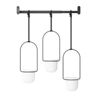 UMBRA Plastične navlake za tegle u kompletu 3 kom za bilje/viseće i zidne ø 7,5 cm Triflora