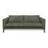 SCANDIC Tamno zelena sofa 216 cm Gomero, 216x93x84 cm