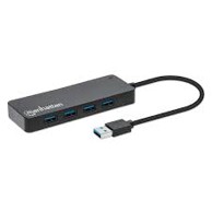 ANKER USB Koncentrator, Ultra Slim A7516016, 4-portni USB 3.2 Gen 1, crni