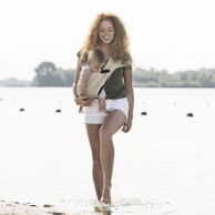 MINIMONKEY Nosiljka lagana Sling za bebe sand