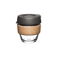 KEEPCUP Putna šalica Brew Cork Nitro S 227 ml, crna/smeđa