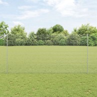 Set vrtne ograde set od 2 pocinčani čelik 10 x 1.5 m, čvrsta