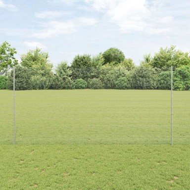 Set vrtne ograde set od 2 pocinčani čelik 10 x 1.5 m, čvrsta