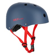 NILS EXTREME Kaciga XS 48-52 cm, sivo-crvena