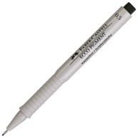 FABER-CASTELL Flomaster 166599, tehničko crtanje Ecco Pigment, 0,5 mm, crni