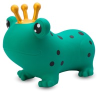 Skakalica žaba, gumena, zelena, 55 cm