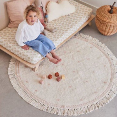 TAPIS PETIT Tepih Emma Dots Pink