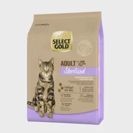 SELECT GOLD Suha hrana za mačke Cat Sterilised Adult perad s rižom 7 kg