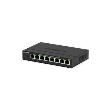 NETGEAR Mrežni preklopnik MS308E, 8 x 2.5G Ethernet, neupravljani, crni