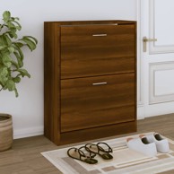 Ormarić za cipele boja hrasta 63x24x81 cm konstruirano drvo