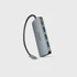 DICOTA USB-C Hub 8-u-1 Multi Hub, 4K, PD 100 W, srebrna