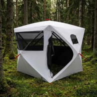 Lovni šator s krovom, bijeli Blackout, 143 × 143 × 165 cm