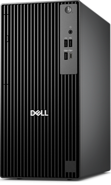 DELL Stolno računalo Pro Tower QCT1255 / AMD Ryzen 5 8500G, 8 GB DDR5 RAM, 512 GB SSD, Ubuntu, crna