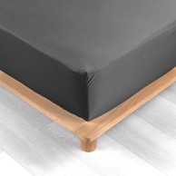 DOUCEUR D'INTÉRIEUR Plahta od pamučnog perkala Percaline 160x200 cm, siva