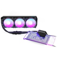 ALPHACOOL Vodeno hlađenje Eiswolf 2 AIO, 360 mm, za RTX 4080 Suprim, s poleđinom