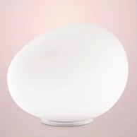 FOSCARINI Stolna svjetiljka Gregg Grande dimmer, bijela