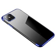 Maskica Clear Color s obojenim rubom za Samsung Galaxy A52 5G/Galaxy A52 4G/Galaxy A52s 5G, plava