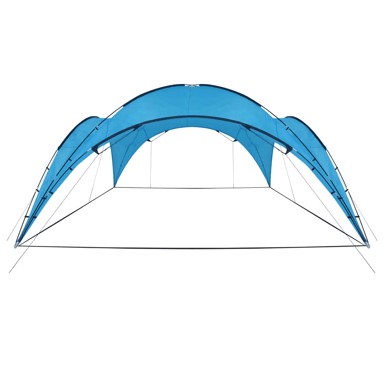 Šator za zabave u obliku luka 450 x 450 x 265 cm svjetloplavi