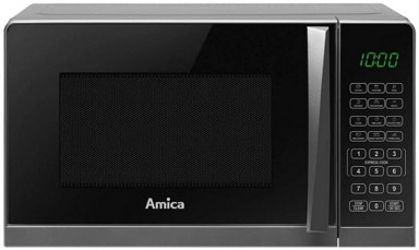 AMICA Samostojeća mikrovalna pećnica AMGF20E1S, QuickStart, ChildLock, crna i srebrna