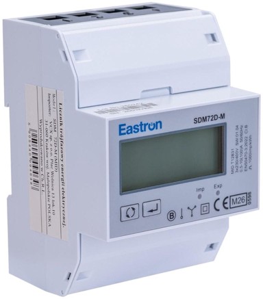 Trofazni mjerač energije SDM72 DM MID Modbus