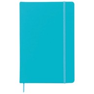 Notes A5, crte, 96 listova, šamoa, s gumicom, tirkizni