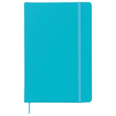 Notes A5, crte, 96 listova, šamoa, s gumicom, tirkizni