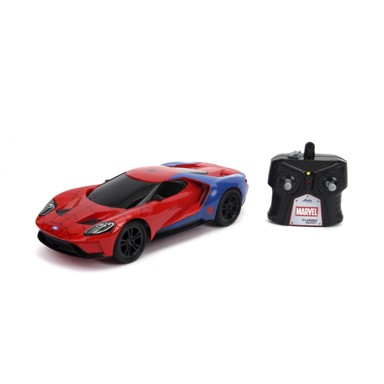 JADA TOYS Auto igračka RC Marvel Spider-Man 2017 Ford GT, 2,4 GHz 