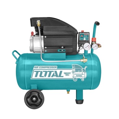 TOTAL One-Stop Tools Zračni kompresor TC202461E, INDUSTRIAL, 24 L, 1.1 kW, 8 bar, 96 dB