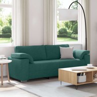 Sofa za tri osobe 78 cm tkanina tamno zelena