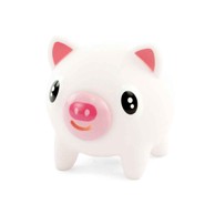 Zvučni praščić koji plazi jezik Noisy Pig 10,5 cm, bijeli