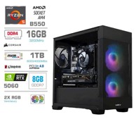 PCX Stolno računalo Extian / AMD Ryzen 5 5600X, 16 GB RAM, 1 TB SSD