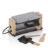KELA Raclette kamen Bedretto KL-16624 2 osobe, crna