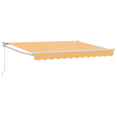 Povlačiva tenda, 3,5 x 2 m, poliester i aluminij, pijesak