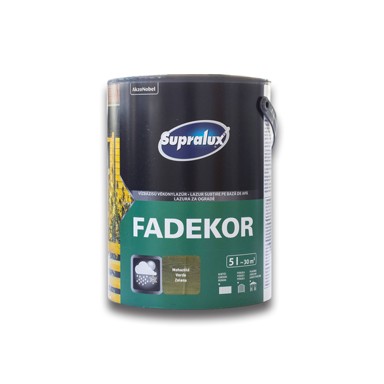 SUPRALUX Lazura FADEKOR, tikovina, 5 L
