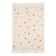 LITTLE DUTCH Tepih Dots Blue, 120x170 cm, organski pamuk