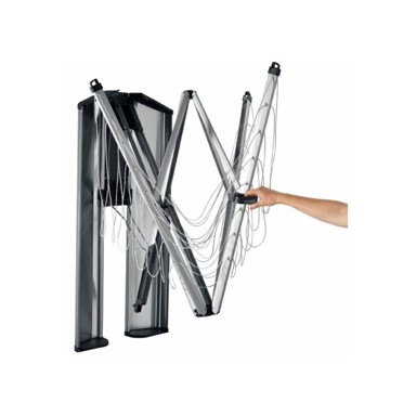 BRABANTIA Zidni sušač rublja WallFix, 24 m