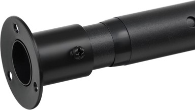 NIKCORP Teleskopska šipka za tuš 43 - 242 cm, crna