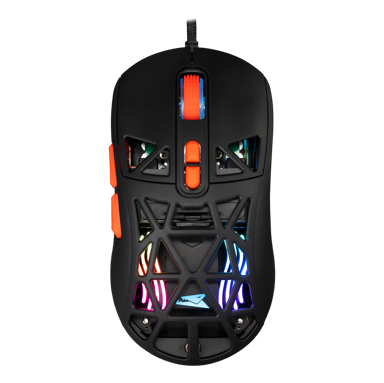 BARACUDA RGB gaming miš SEAL BGM-091, 12800 DPI, crni