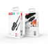XO Auto punjač TZ11, USB-A + USB-C, 20 W + USB-C na Lightning kabel, crna